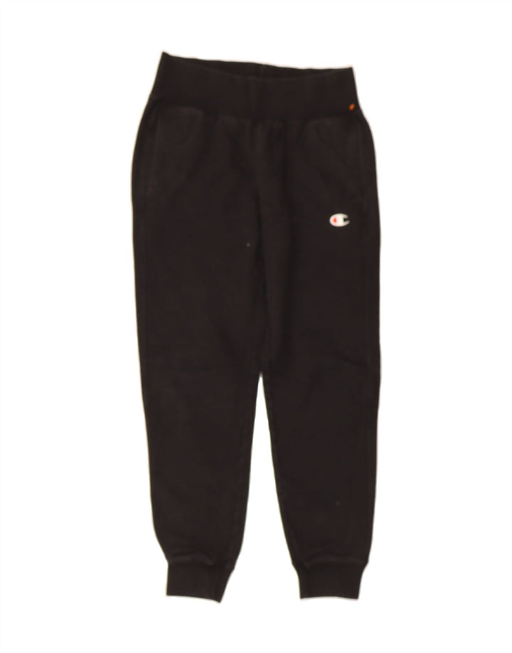 CHAMPION Mens Tracksuit Trousers Joggers Small  Black Cotton Vintage Champion and Second-Hand Champion from Messina Hembry 