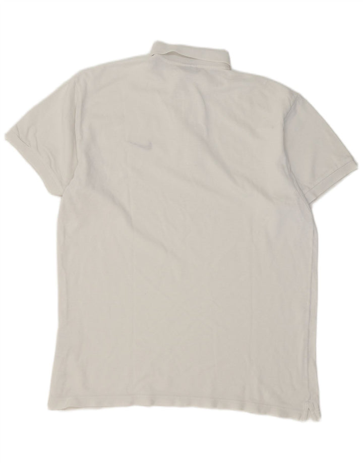 Nike herre poloshirt Medium hvid bomuld