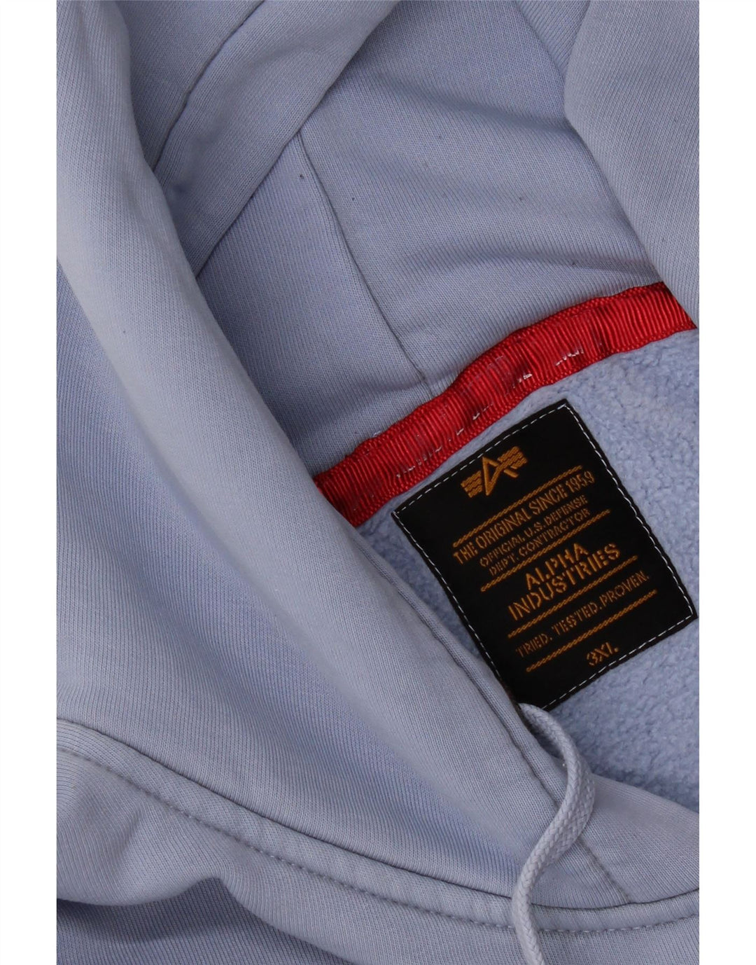Alpha Industries Hættetrøje til mænd 3XL Blå
