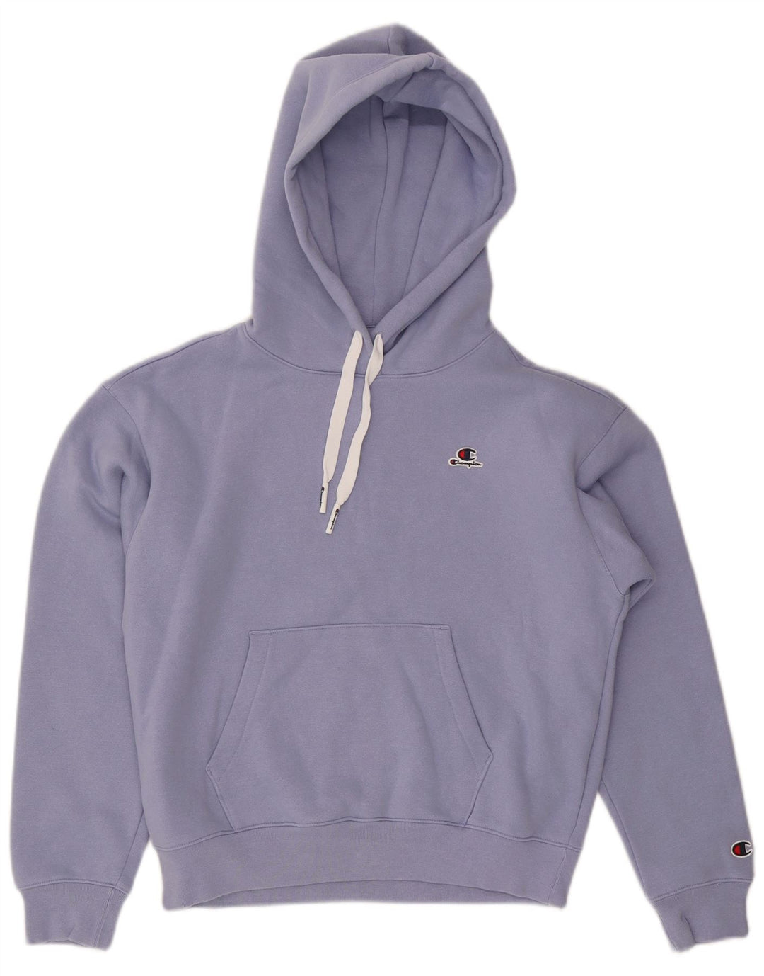 CHAMPION Dame hættetrøje Jumper UK 14 Medium Blue Bomuld