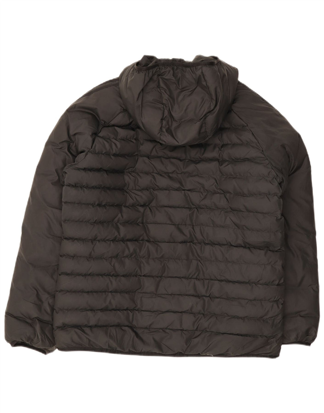 Adidas Herre hættepolstret jakke UK 40 Stor sort polyester