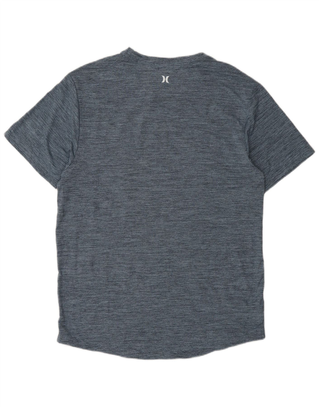 Hurley Herre grafisk T-shirt Top Medium Marineblå Flecked Polyester