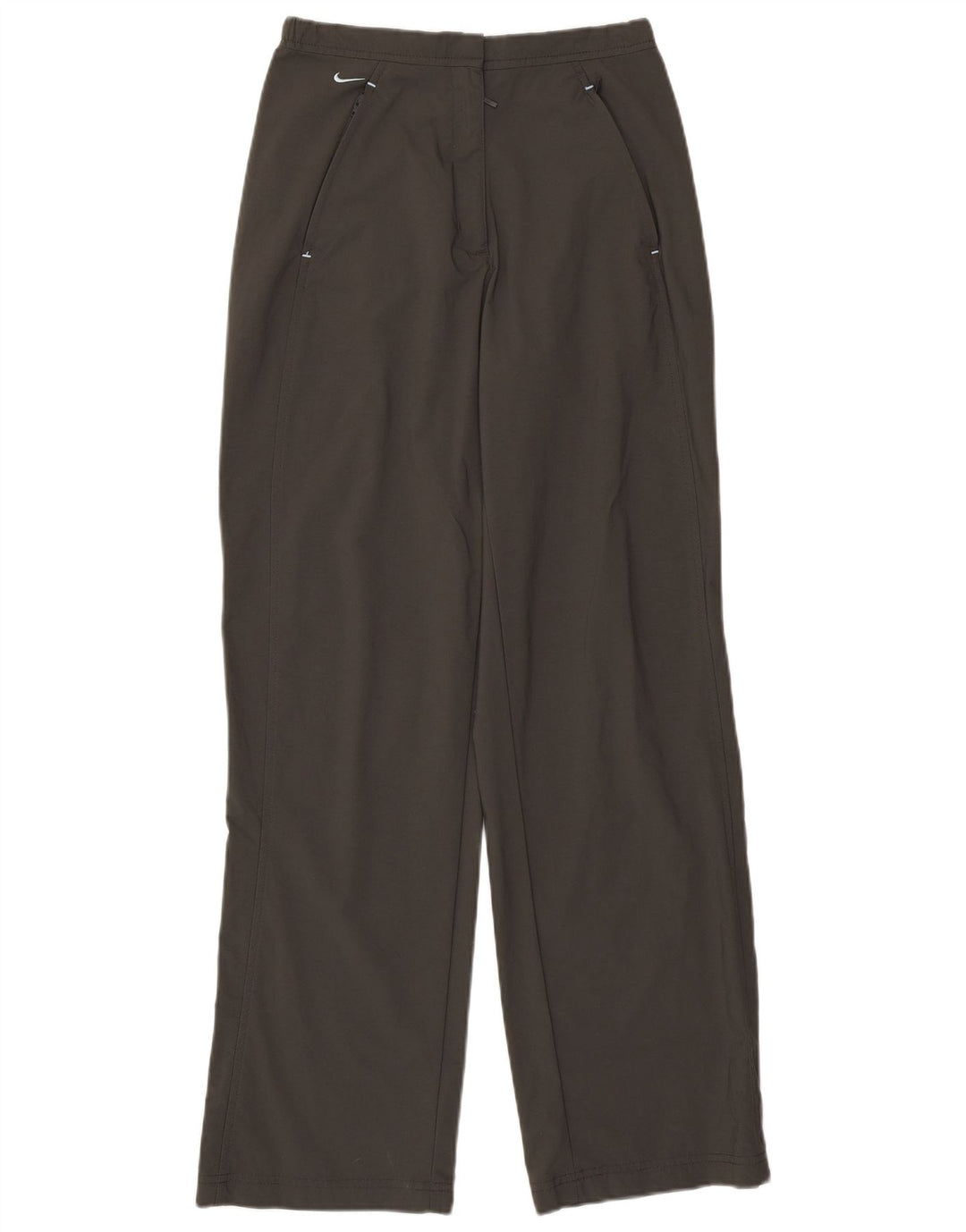 Nike lige bukser til kvinder UK 8/10 Small W26 L29 Grå polyester