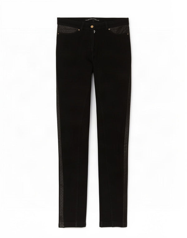 Zara Dame Skinny Casual Bukser Medium W28 L28 Sort
