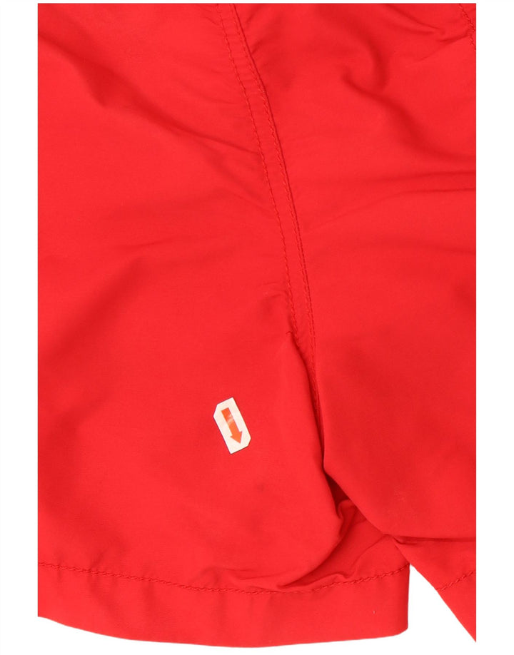 Bikkembergs Herre grafiske badeshorts Medium Rød Polyamid