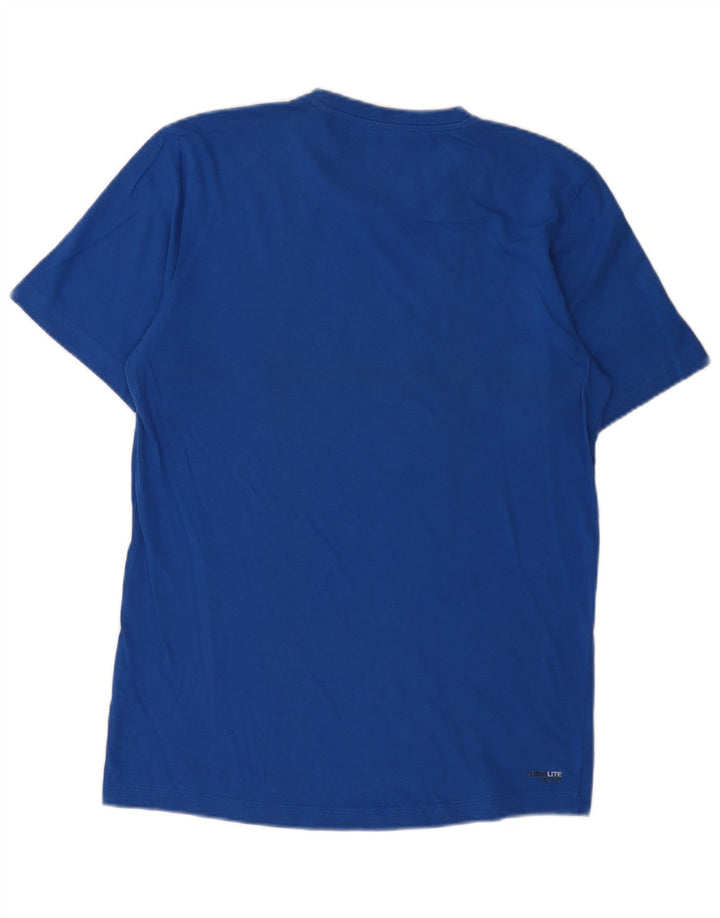 Adidas Grafisk T-shirt top til mænd mellemblå