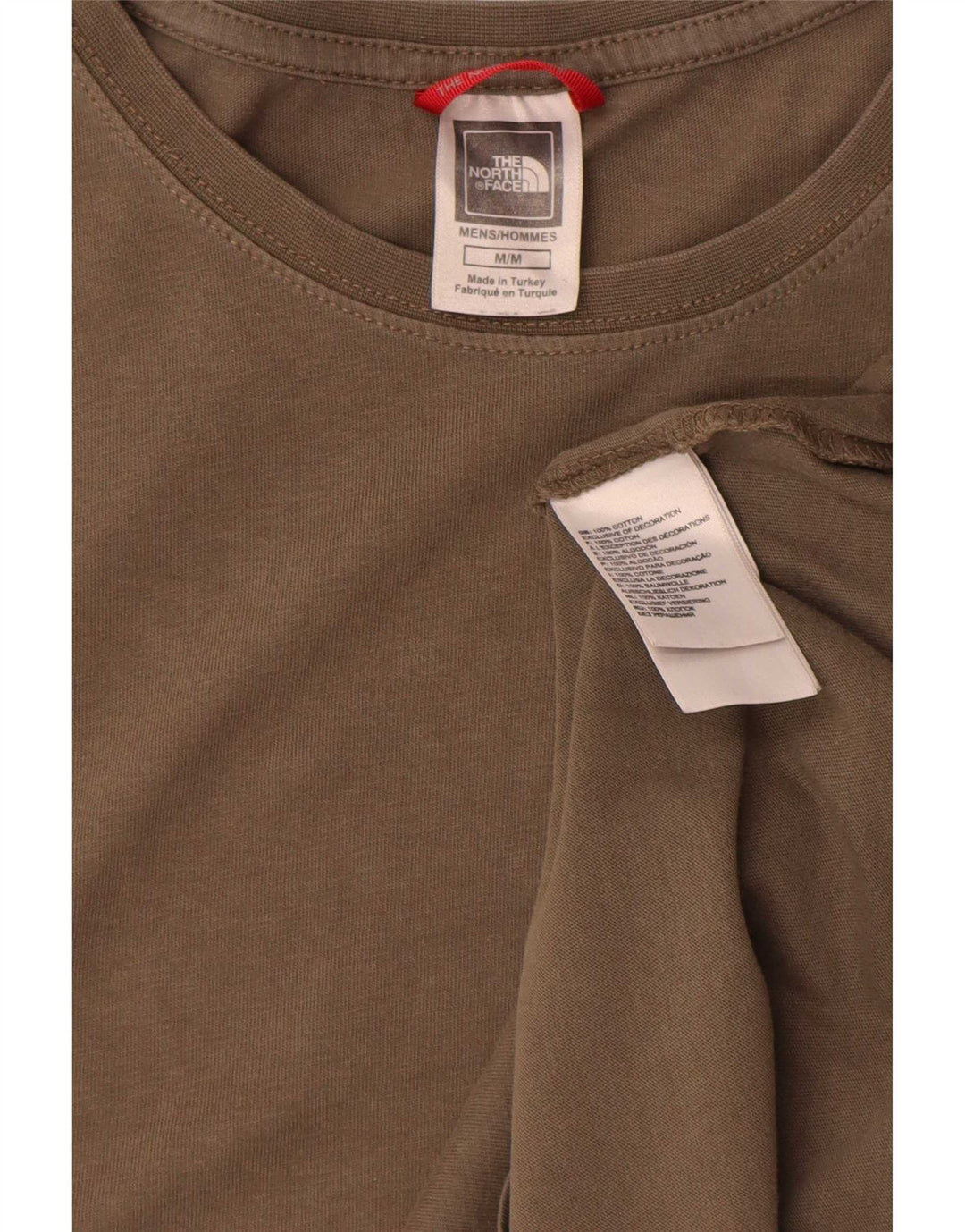 The North Face Herre Grafisk T-Shirt Top Medium Khaki