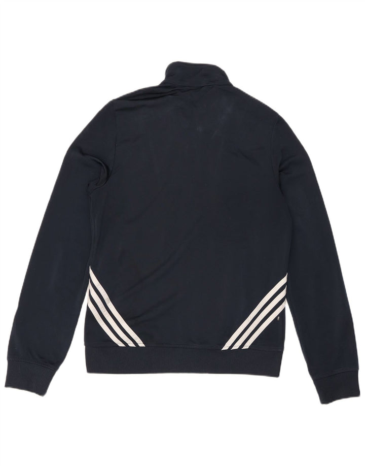 Adidas træningsdragt topjakke til kvinder UK 16 Large Navy Blue Colourblock