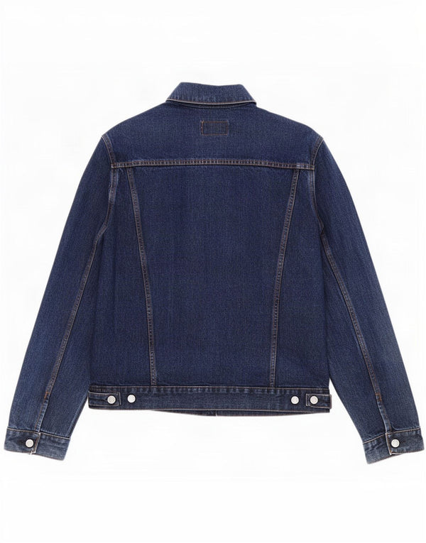 Casucci Herre Keegan Denim Jacket UK 38 Medium Navy Blue