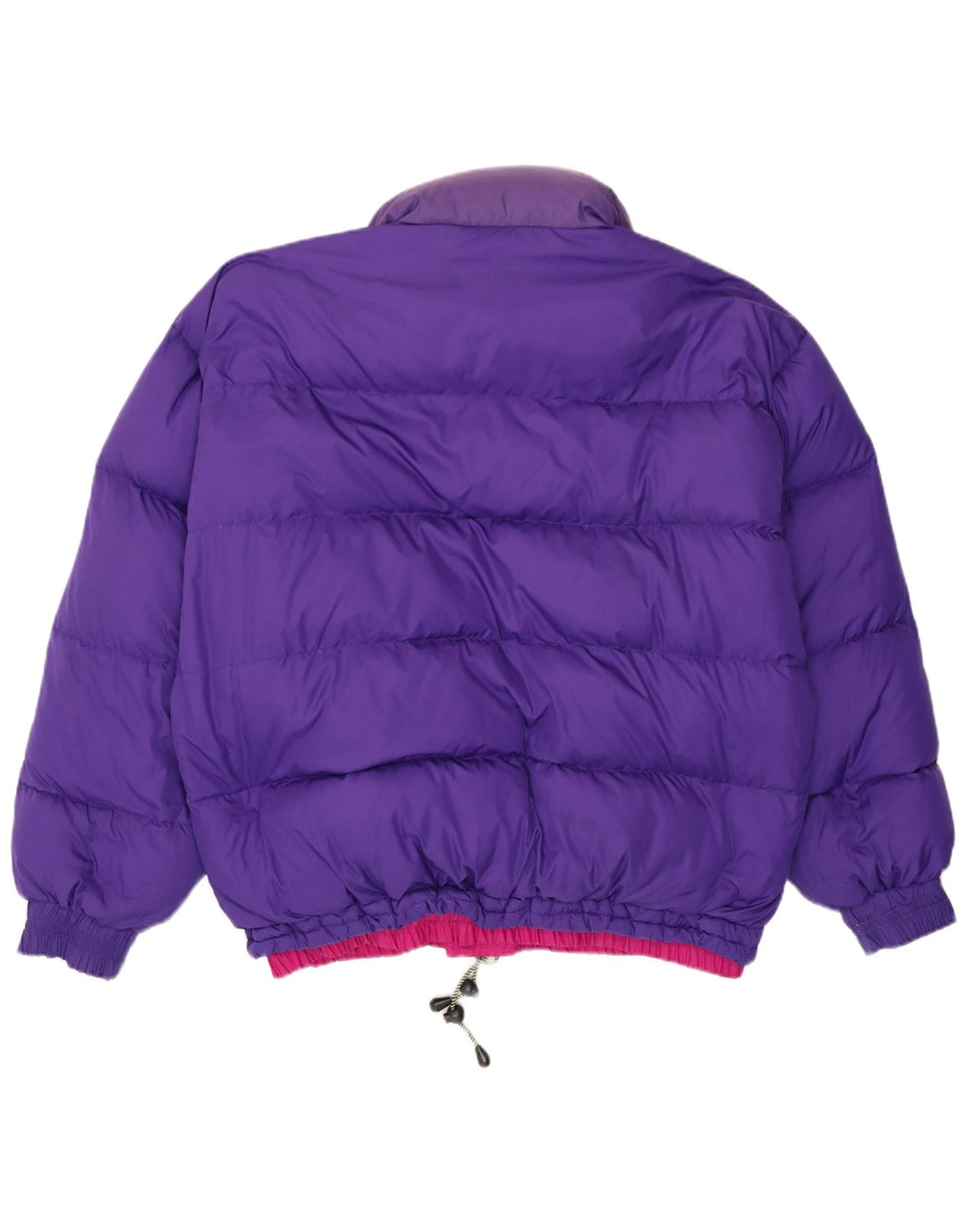 Norge Vendbar skijakke med hætte til mænd UK 38 Medium Pink Colourblock
