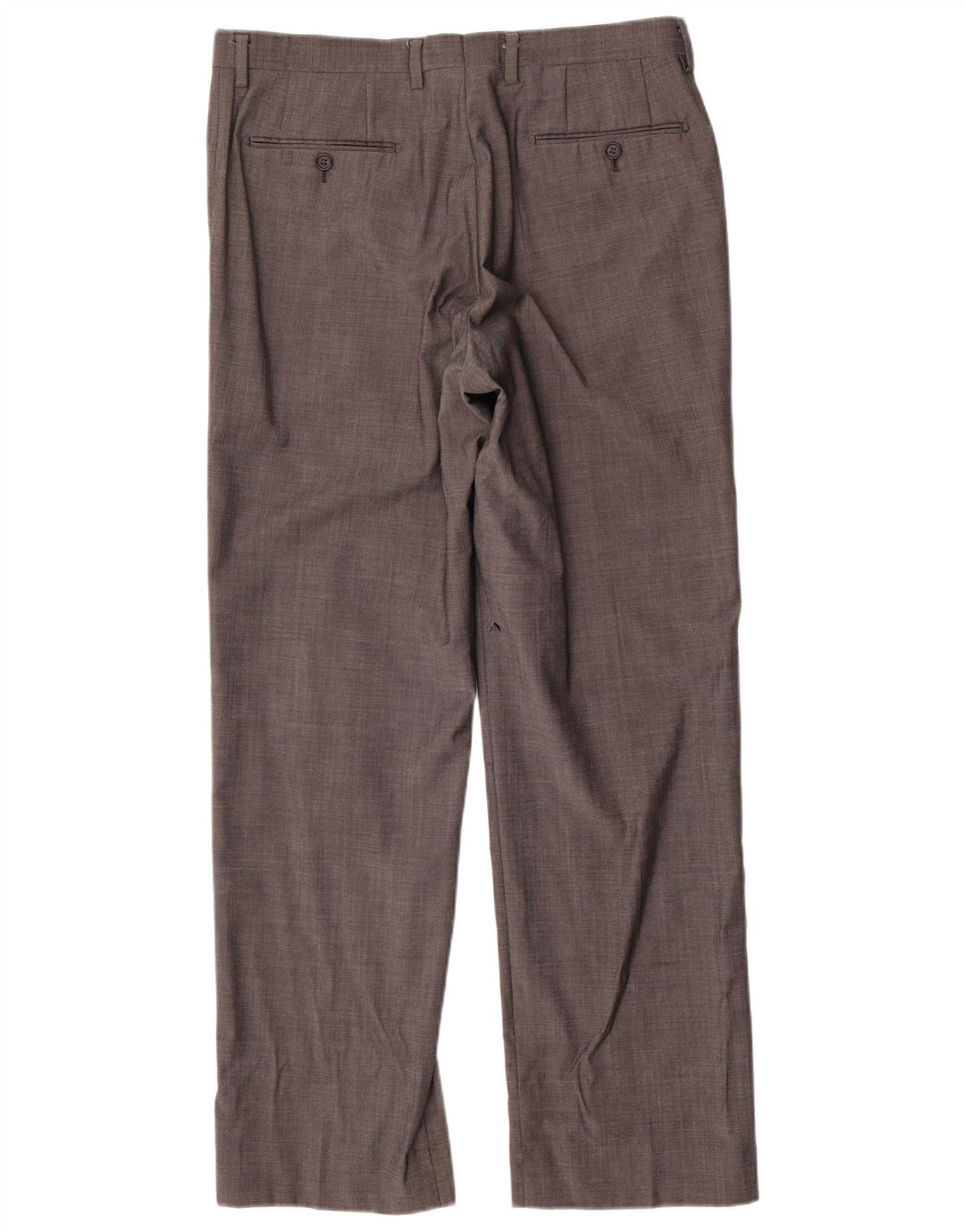 Marks & Spencer Herre Autograph Straight Suit Bukser W34 L31 Grå Uld