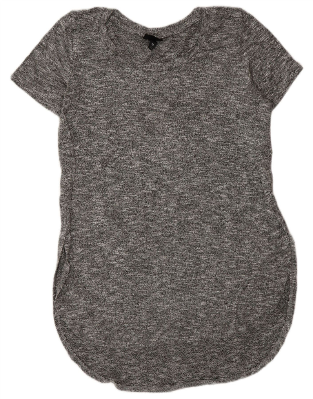 MOSSIMO Dame T-Shirt Kjole UK 14 Medium Grey Flecked Rayon