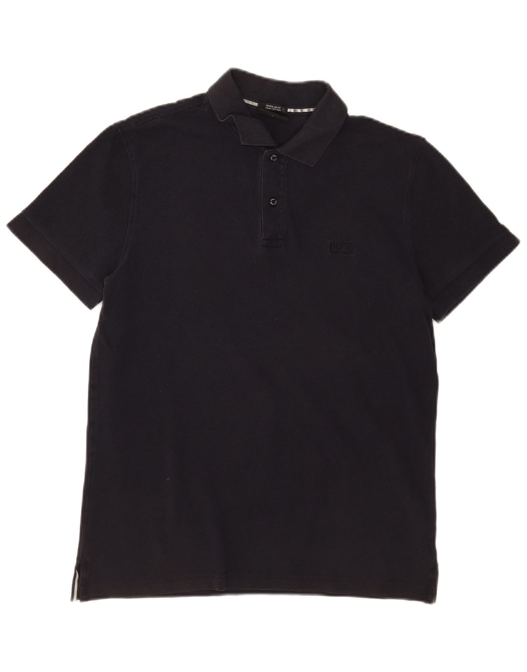 Hugo Boss Herre Regular Fit Polo Shirt Medium Navy Blue Bomuld
