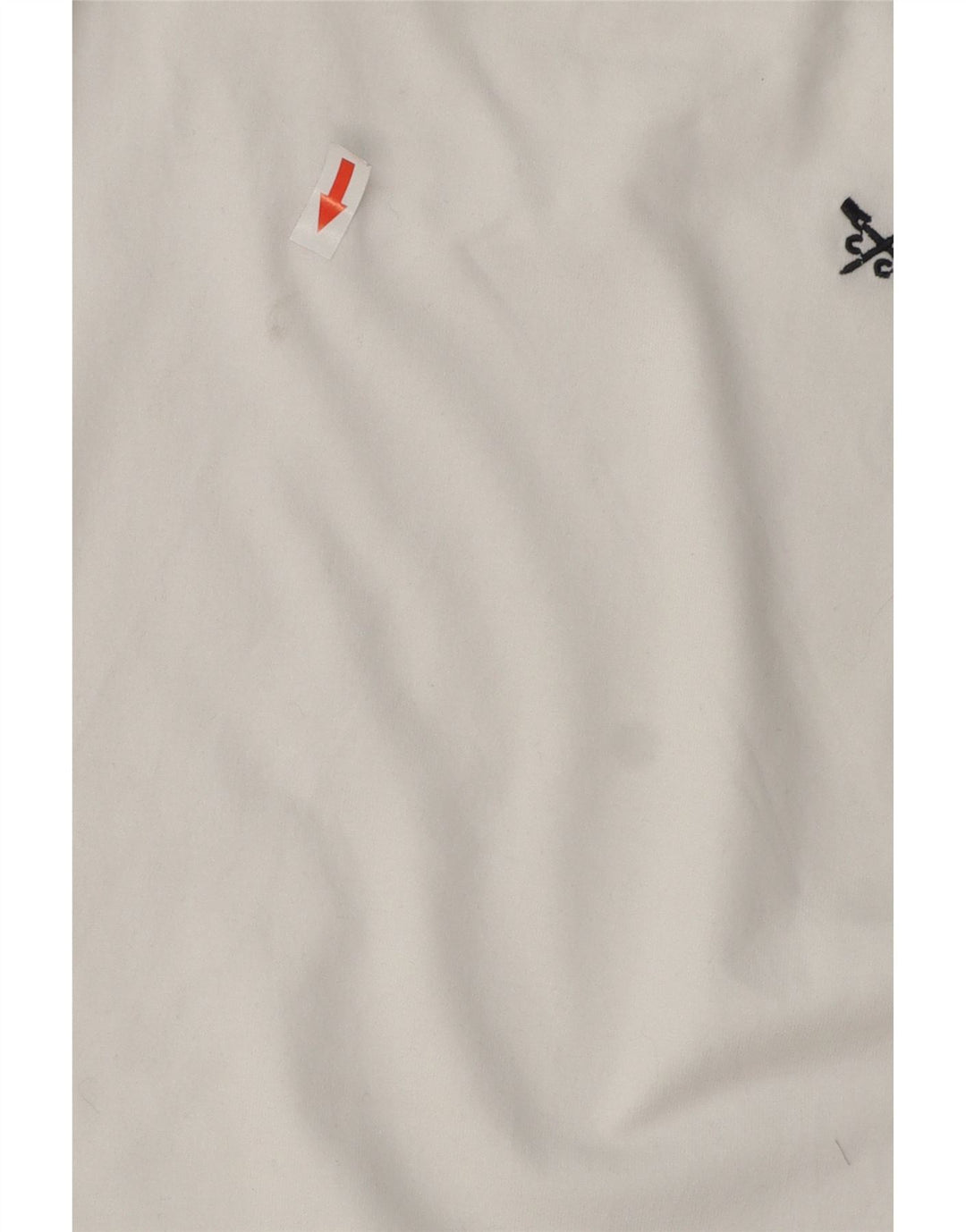 Crew Clothing Herre T-Shirt Top Stor Hvid Bomuld