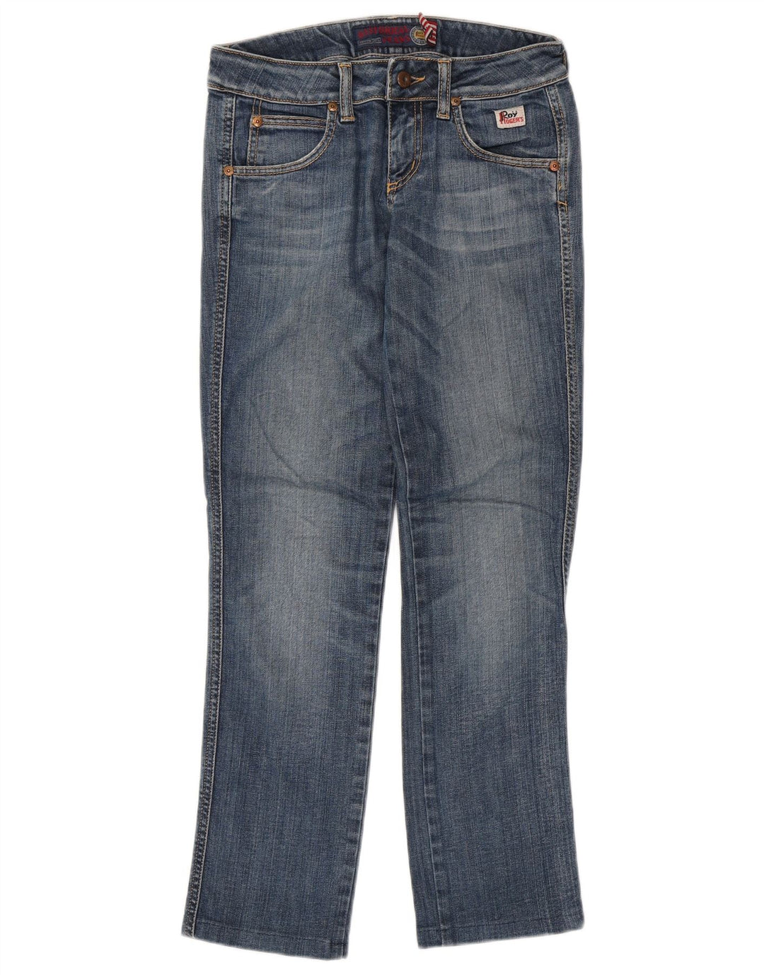 Roy Rogers lige jeans til kvinder W27 L29 blå bomuld