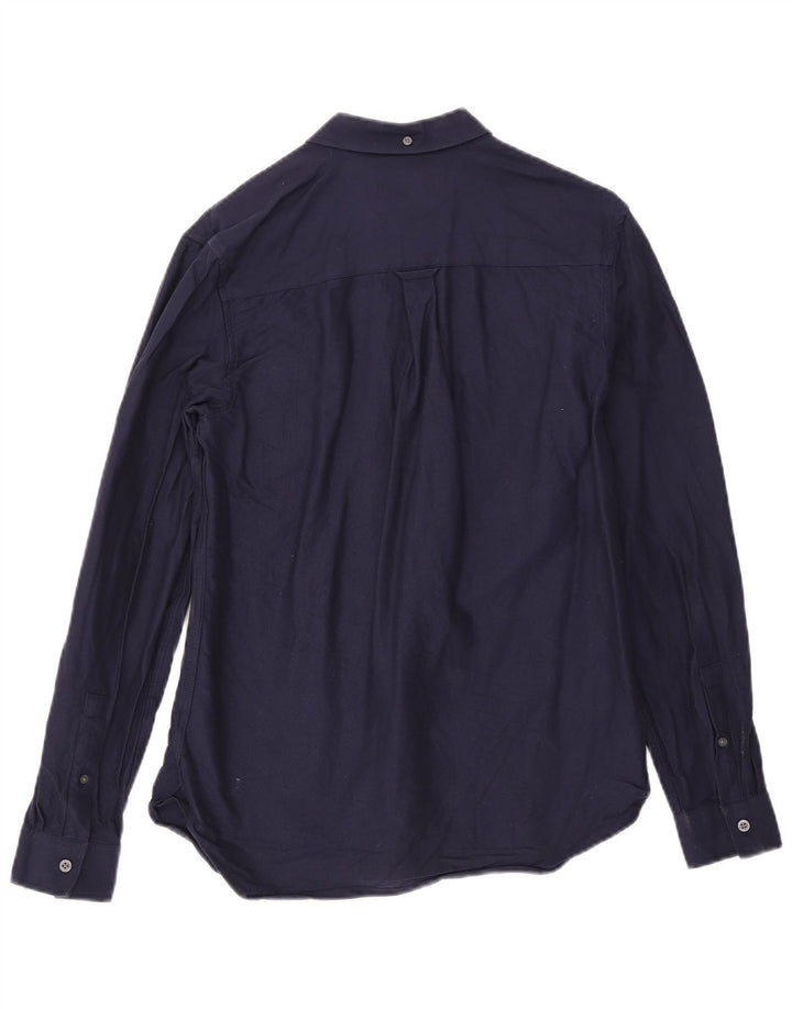 Lyle & Scott herreskjorte lille marineblå bomuld
