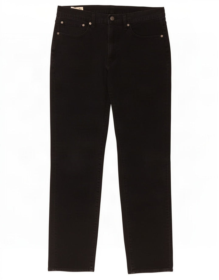 Levi's Herre 511 Slim Jeans W34 L34 Sort Bomuld