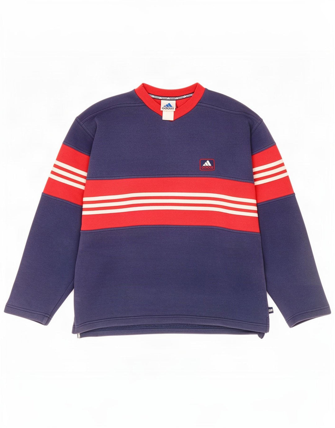 Adidas Sweatshirt-trøje til mænd Medium Marineblå Colourblock