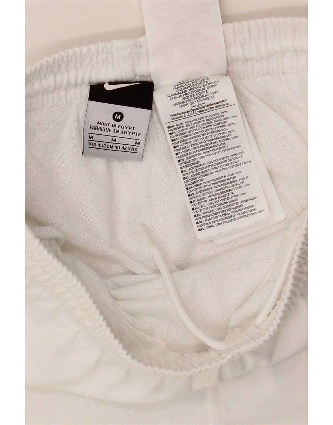 Nike Boys Sports Shorts 10-11 år Medium White Polyester