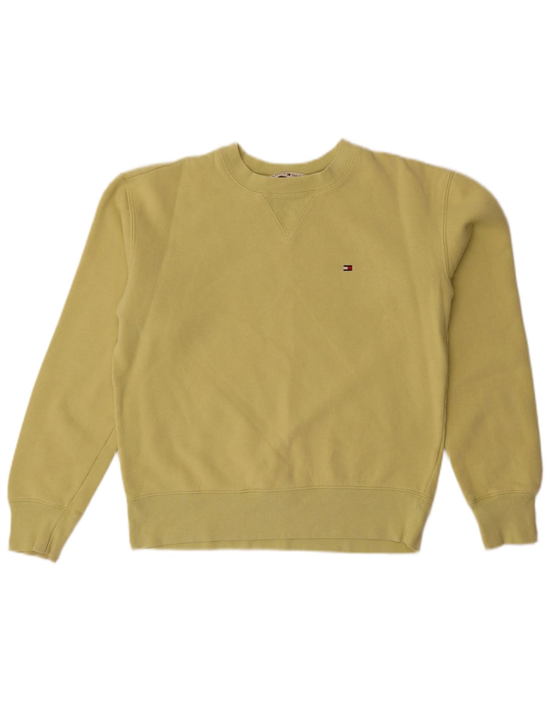 Tommy Hilfiger Dame Sweatshirt Jumper UK 14 Medium Green