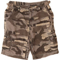 ANIMAL Drenge Cargo Shorts 7-8 år W24 Grå Camouflage Bomuld