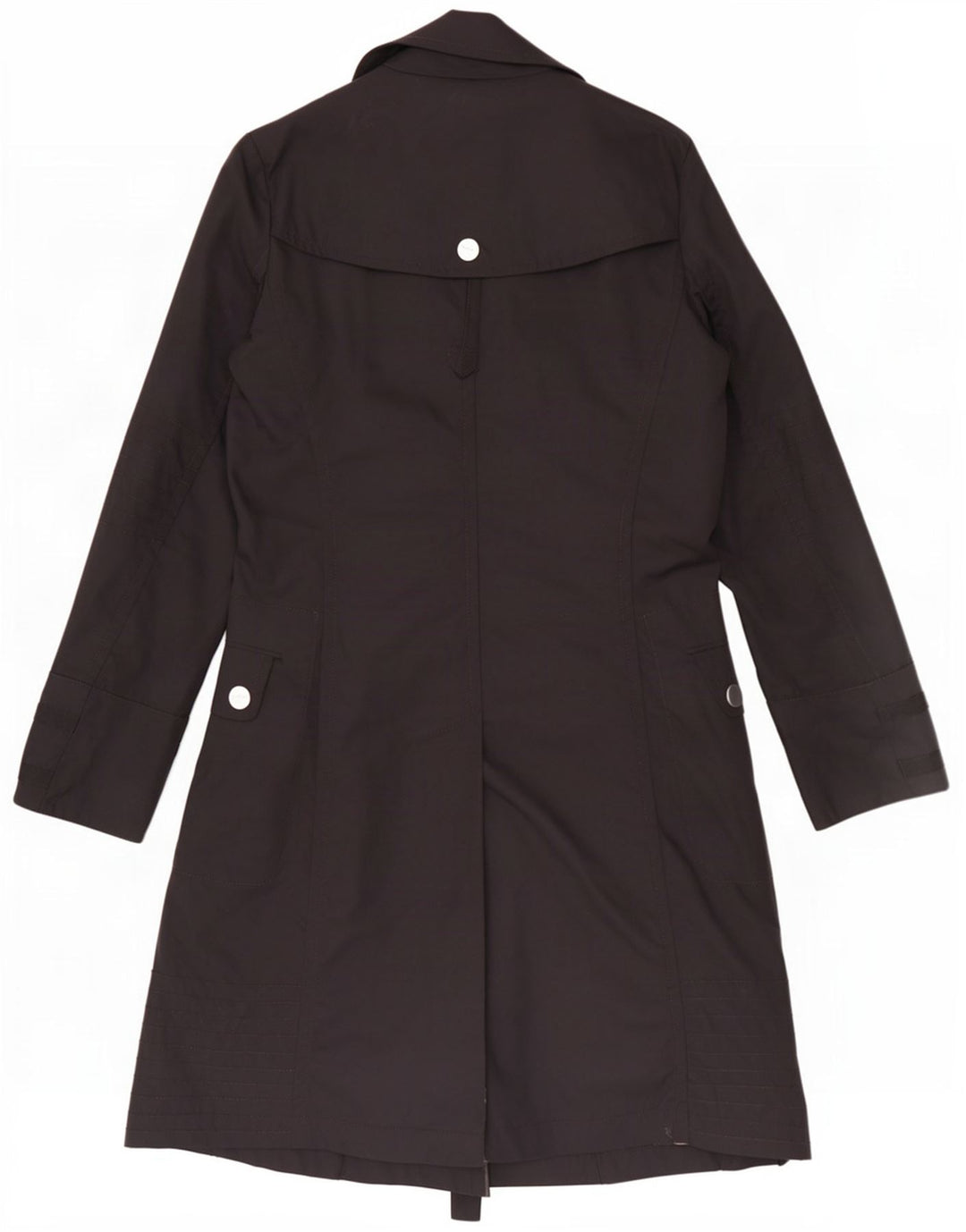 Max & Co. Trench Coat til kvinder UK 10 Lille sort polyester