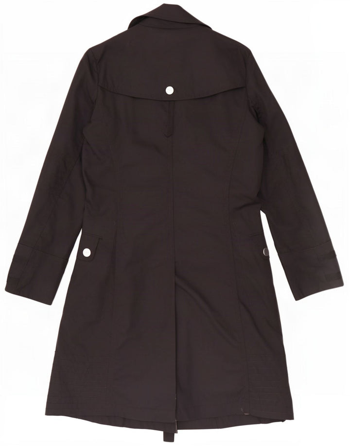 Max & Co. Trench Coat til kvinder UK 10 Lille sort polyester