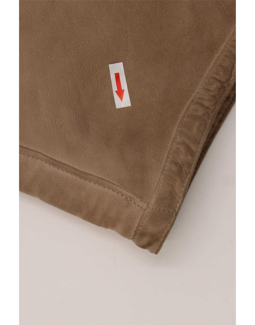 Vintage Dame 3/4 ærme Shearling Coat UK 14 Medium Beige