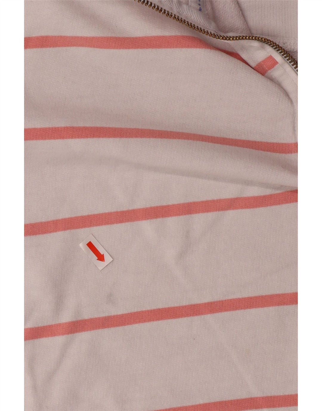 CREW CLTHING Sweatshirt med lynlås til kvinder DK 12 Mellem hvid stribet