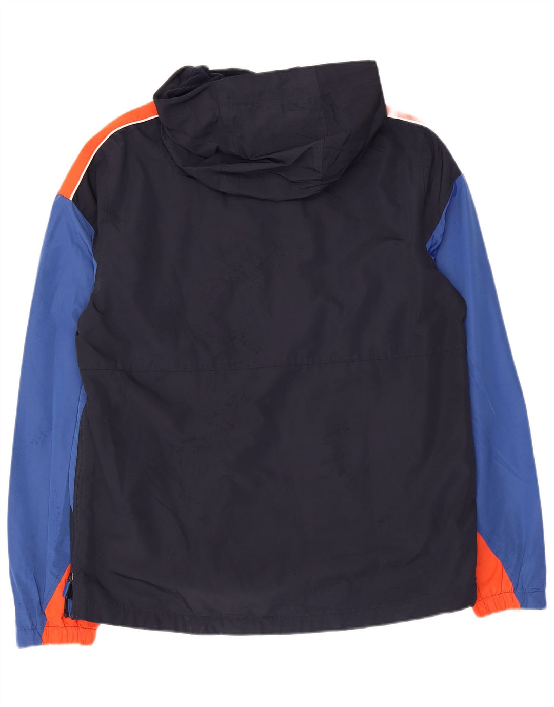 SUPERDRY Herre hættejakke anorak UK 38 Medium Navy Blue Colourblock