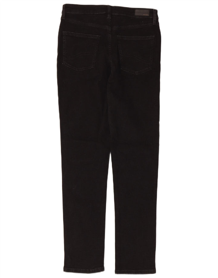 Fat Face Dame Sway Slim Jeans UK 12 Medium W30 L30 Sort Bomuld