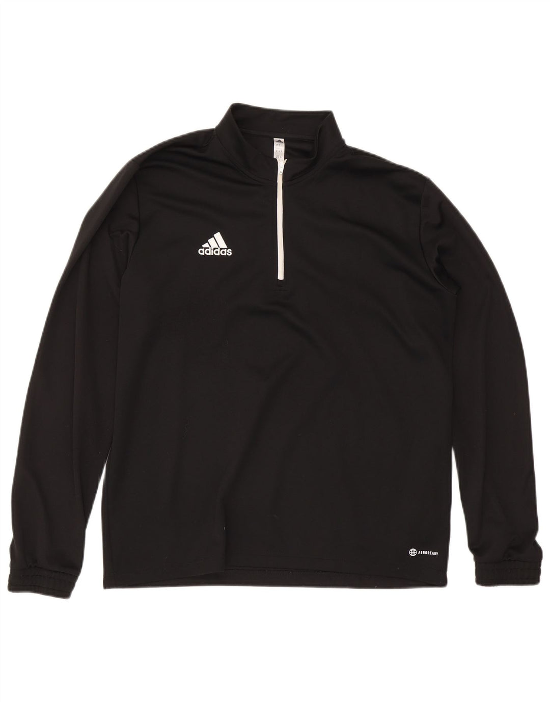 Adidas Herre Aeroready Zip Neck Pullover Træningsdragt Top XL Sort Polyester