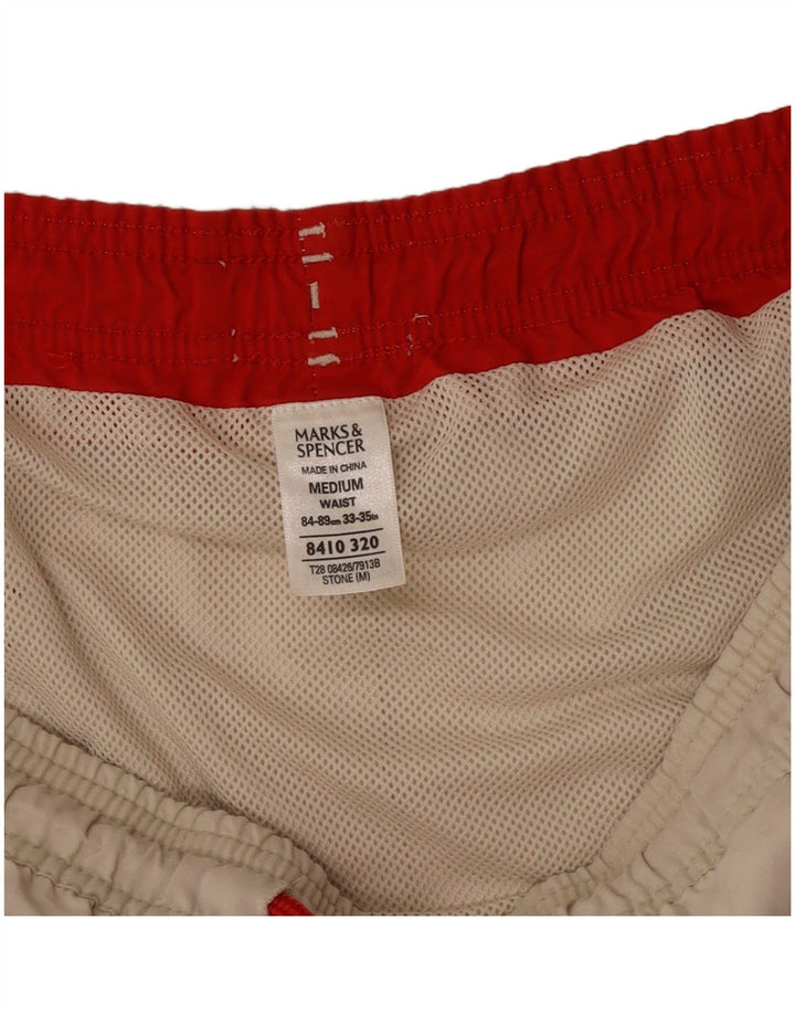 Marks & Spencer Herre Blue Harbor svømmeshorts Medium Beige Polyester