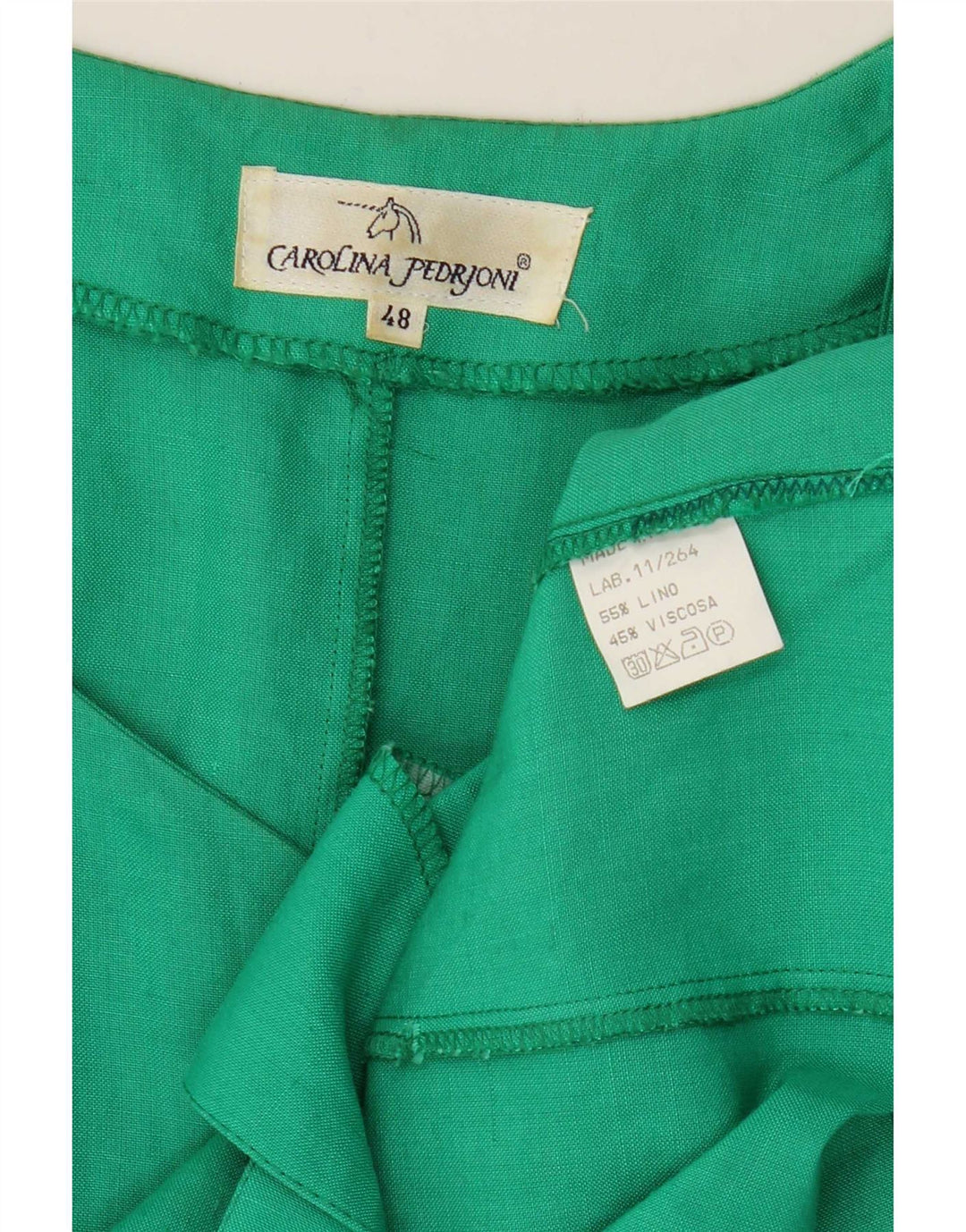 Carolina Pedrjoni Dame 4-knaps blazerjakke IT 48 XL Grøn Colourblock
