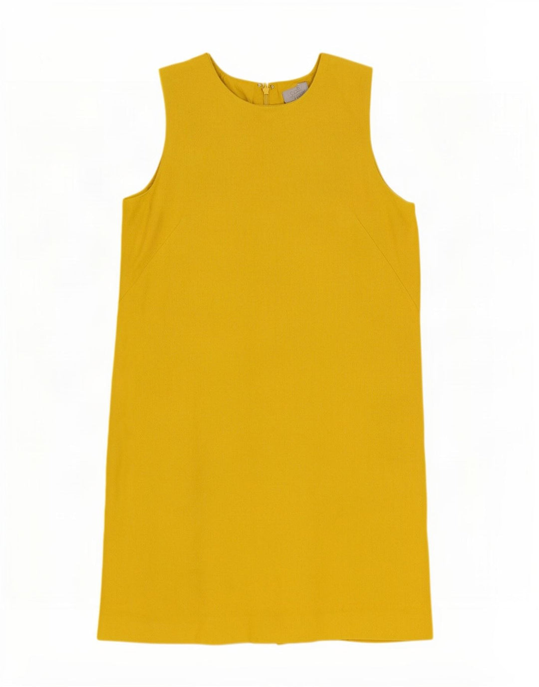 Cos Dame Ærmeløs Shift Dress IT 42 Medium Gul