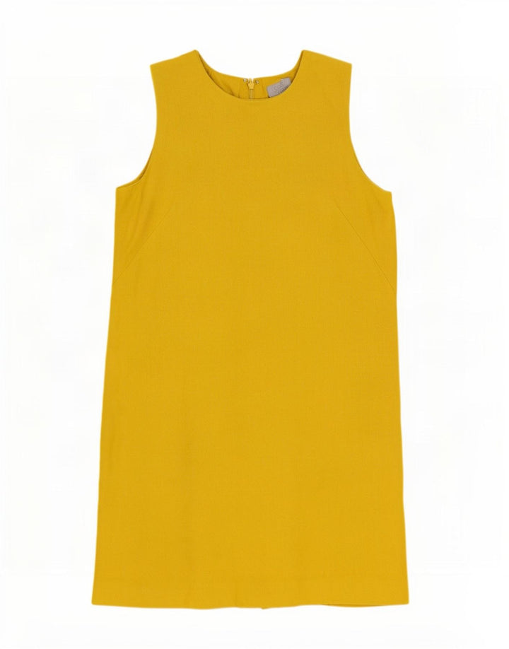 Cos Dame Ærmeløs Shift Dress IT 42 Medium Gul