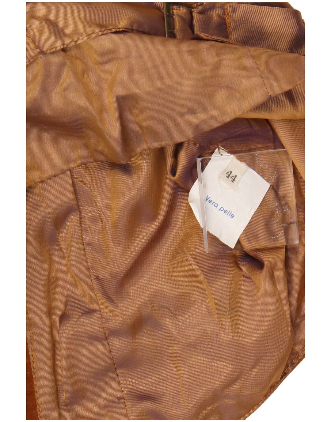 Vintage dame ruskind vest IT 44 medium brunt læder