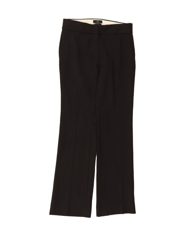 J. CREW Womens Edie Bootcut Chino Trousers US 4 Small W28 L30 Black Vintage J. Crew and Second-Hand J. Crew from Messina Hembry 