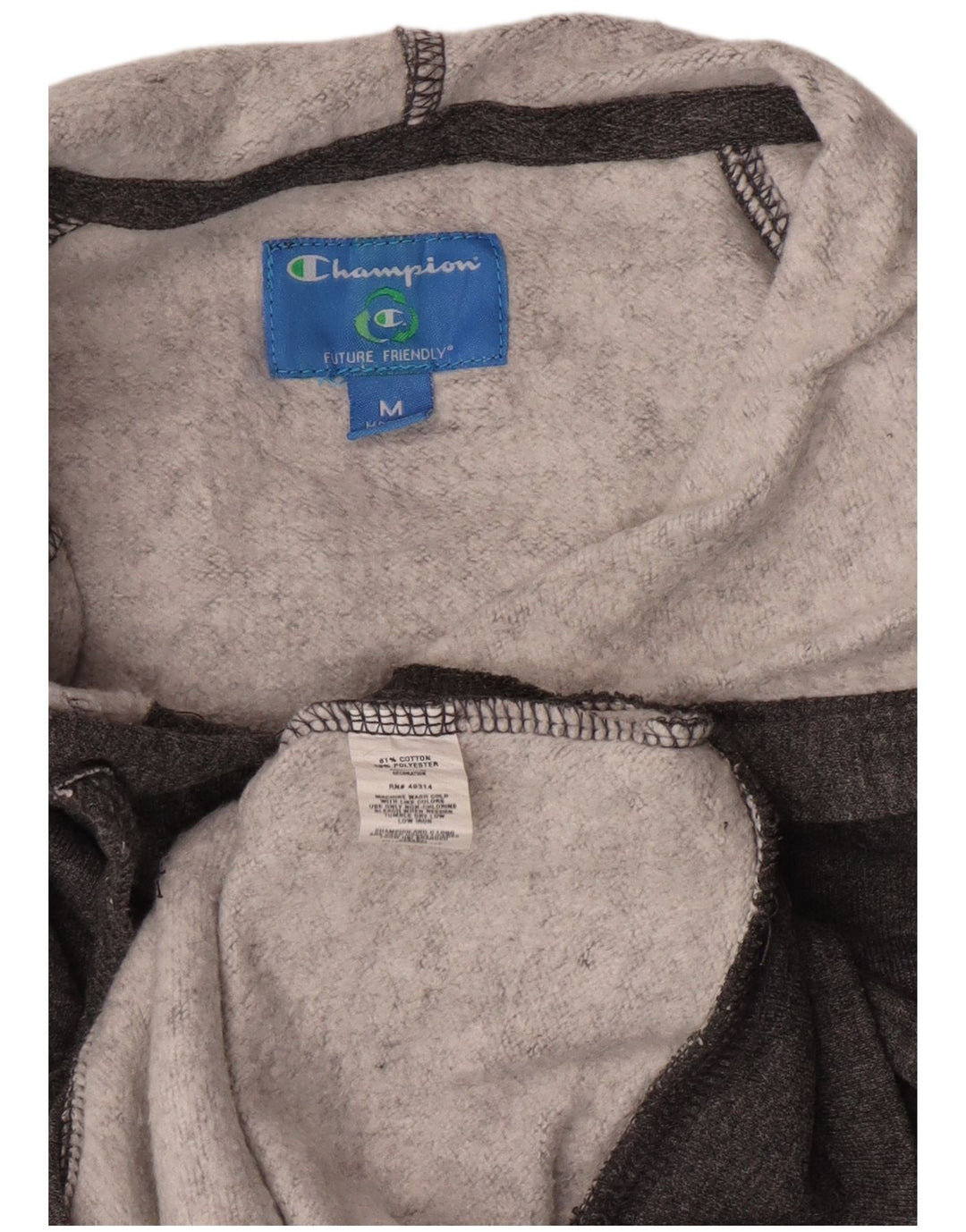 Champion Dame hættetrøje Jumper UK 12 Medium Grey Bomuld