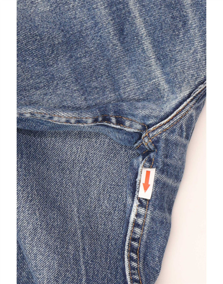 Levi's Herre 505 Regular Fit Straight Jeans W40 L34 Blå Bomuld