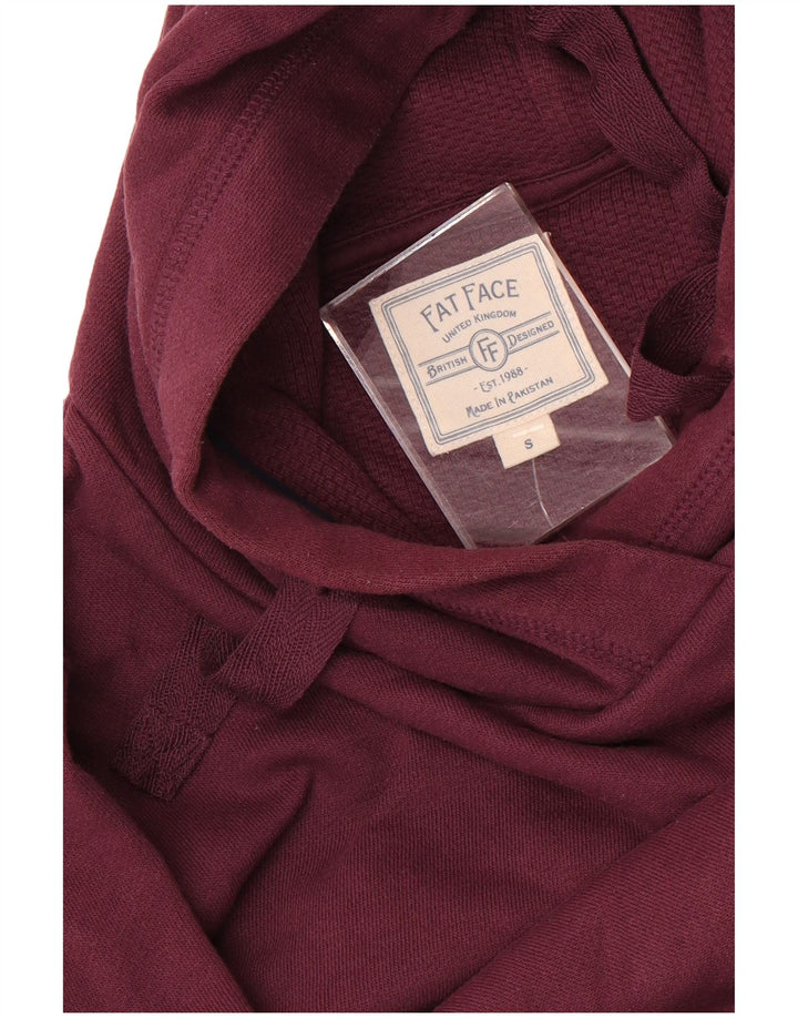 Fat Face Dame Oversized Hoodie Jumper UK 10 Lille Lilla