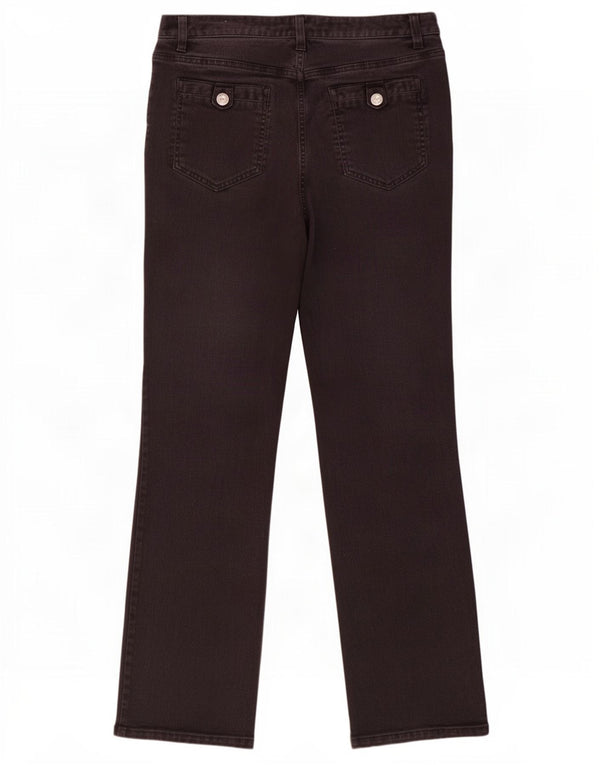 Laura Ashley Dame Straight Jeans UK 14 Large W32 L30 Black Bomuld