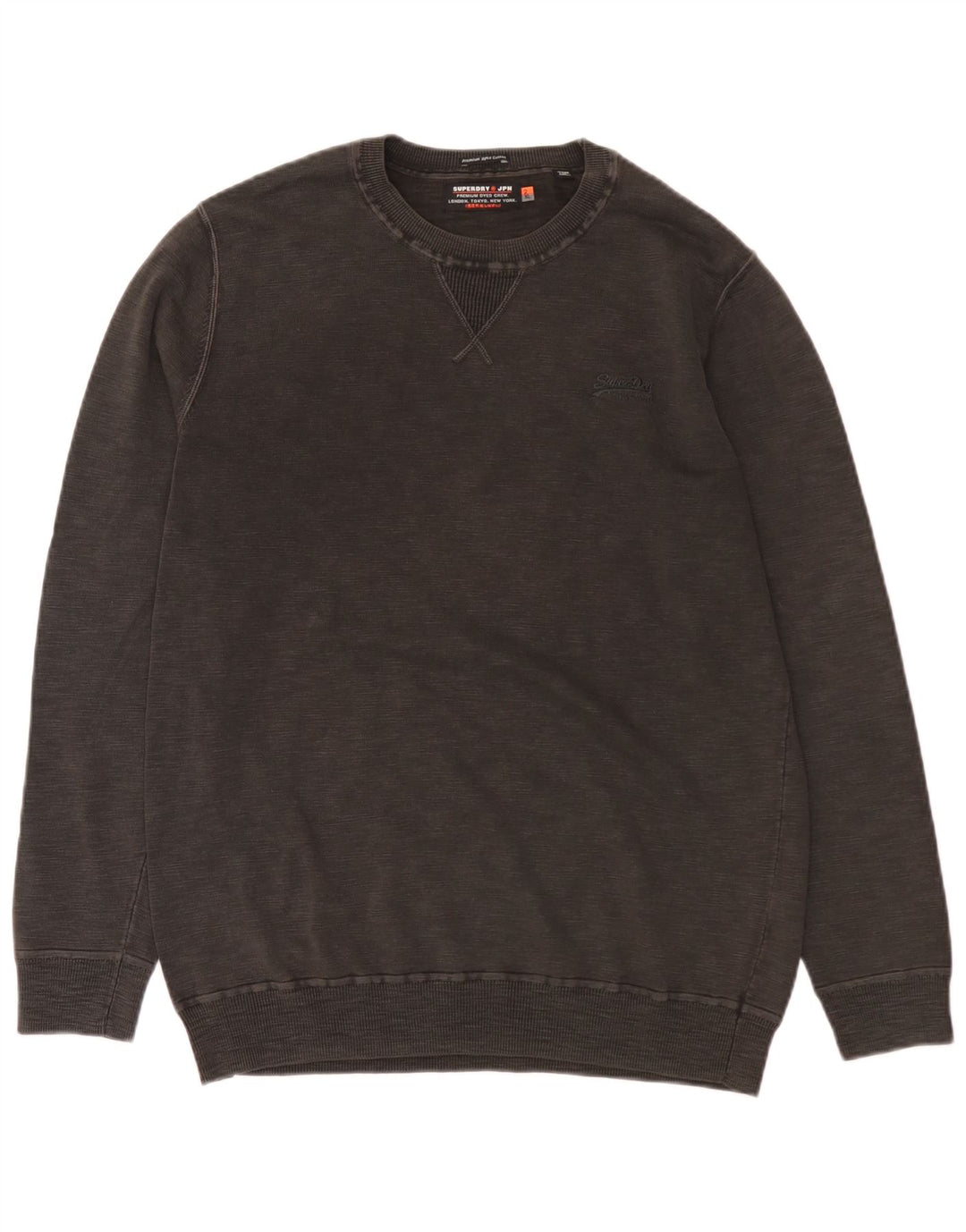 Superdry Sweatshirt Jumper til mænd 2XL Grå Bomuld