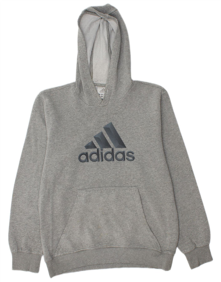 ADIDAS Grafisk hættetrøje til mænd mellemgrå
