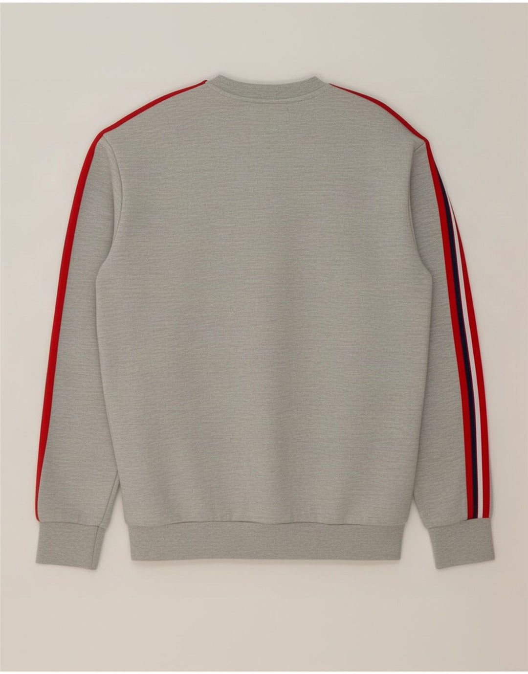 Zara Herre Sweatshirt Jumper Lille Grå Colourblock Polyester