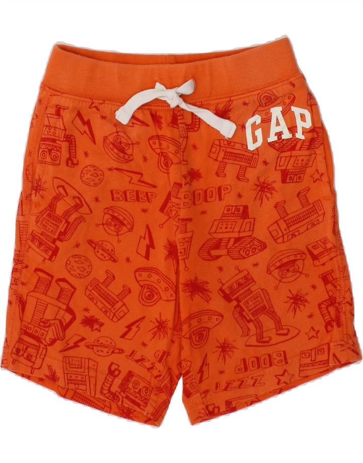 GAP Boys Graphic Sport Shorts 3-4 Years Orange Cotton Vintage Gap and Second-Hand Gap from Messina Hembry 