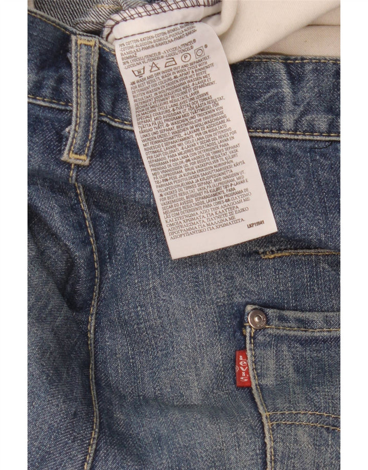 Levi's Straight Jeans til mænd W33 L32 blå bomuld