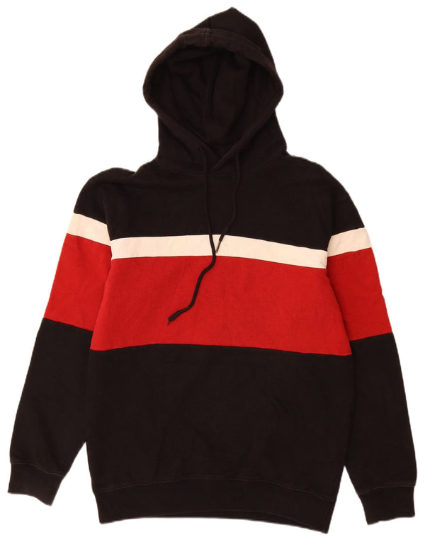 Zara Hættetrøje til mænd Small Black Colourblock Bomuld