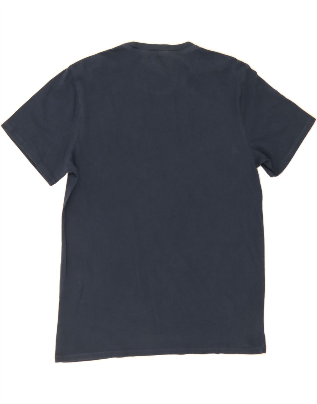 LEVI'S Mens Standard Fit Graphic T-Shirt Top Medium Navy Blue Cotton Vintage Levi's and Second-Hand Levi's from Messina Hembry 