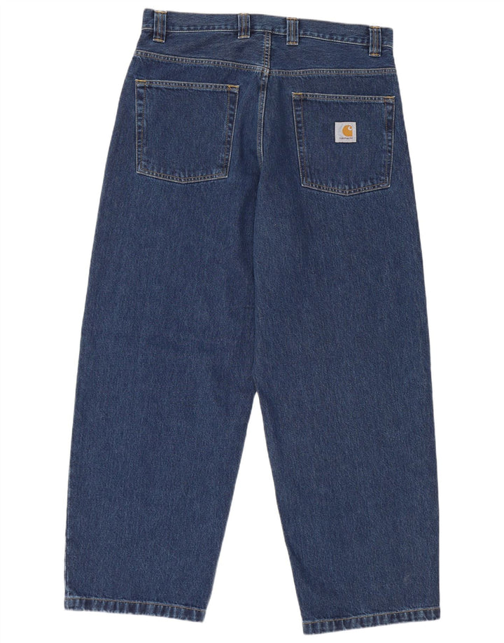 CARHARTT Herre tilspidsede jeans Medium W36 L29 Blå Bomuld